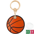 Leather Tracker Keychain with Wrist Strap - Sports