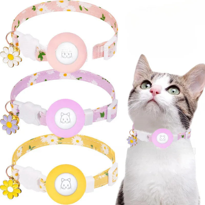 Breakaway Cat Tracker Collar with Silicone Holder