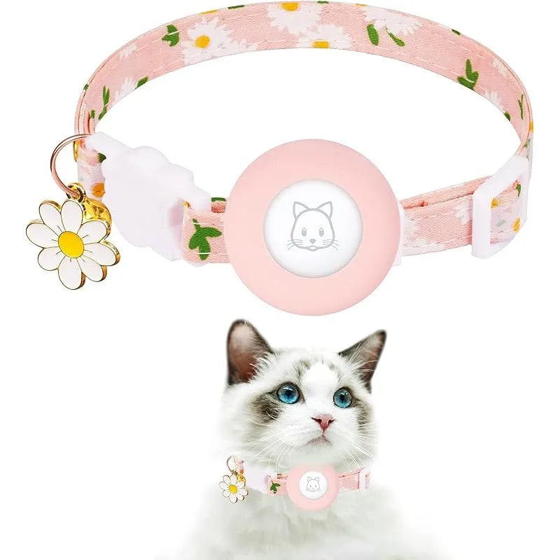 Breakaway Cat Tracker Collar with Silicone Holder