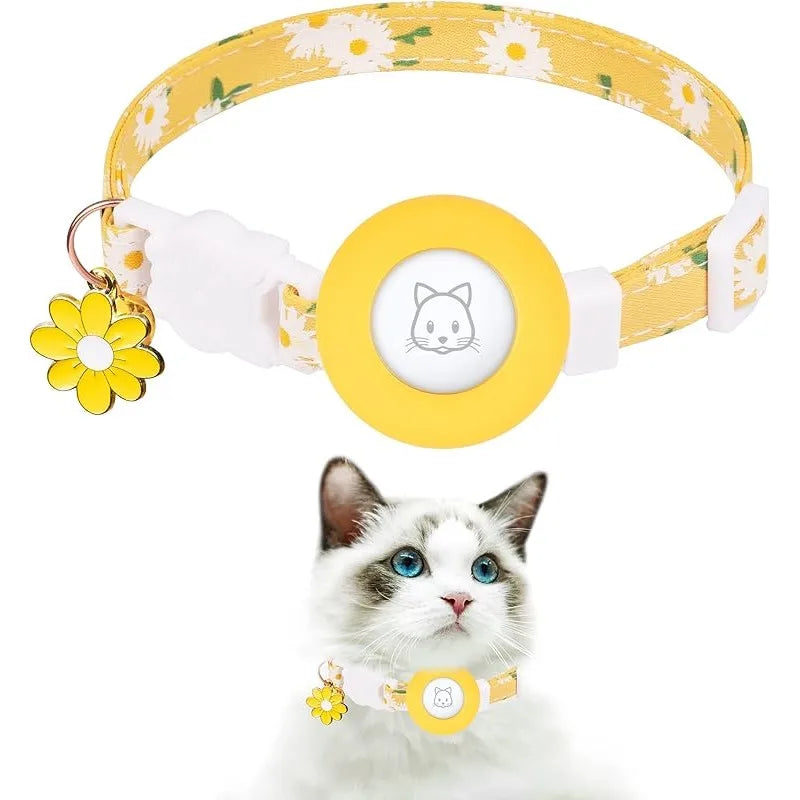 Breakaway Cat Tracker Collar with Silicone Holder