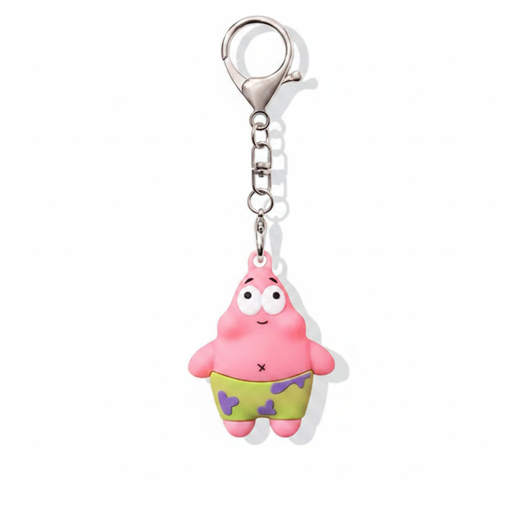 Cartoon Character Tracker Case with Keychain