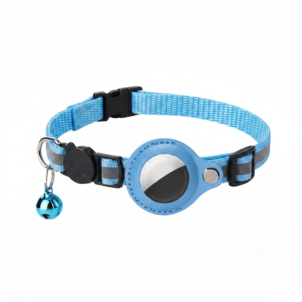 Reflective Cat Tracker Collar with Holder