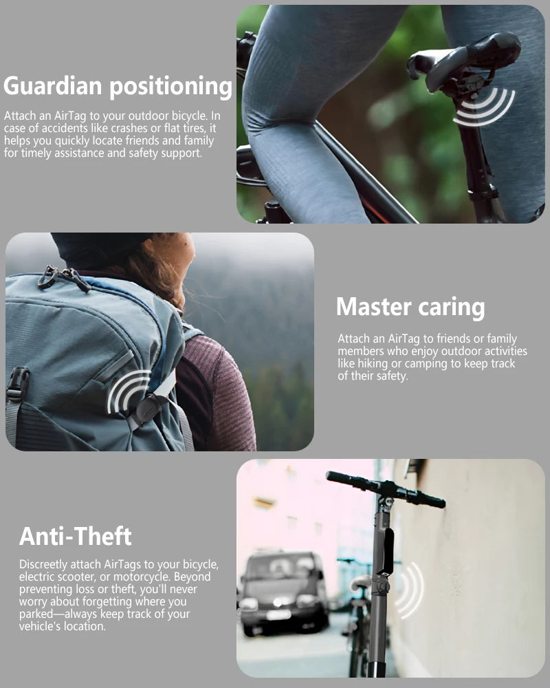 Flexible Silicone Tracker Mount (Bike & Scooter Strap)
