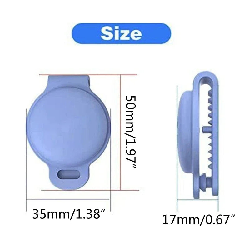 Silicone Dog Collar Tracker Holder