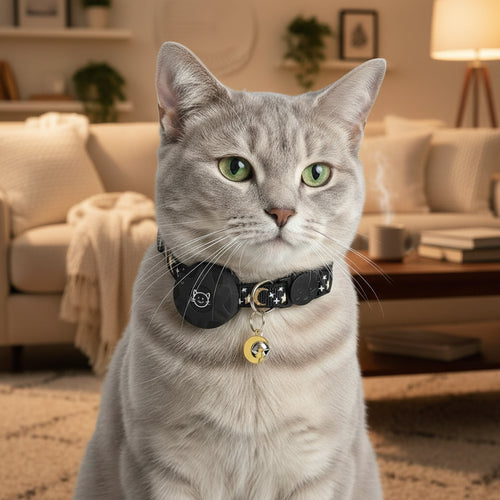 Celestial Cat Tracker Collar