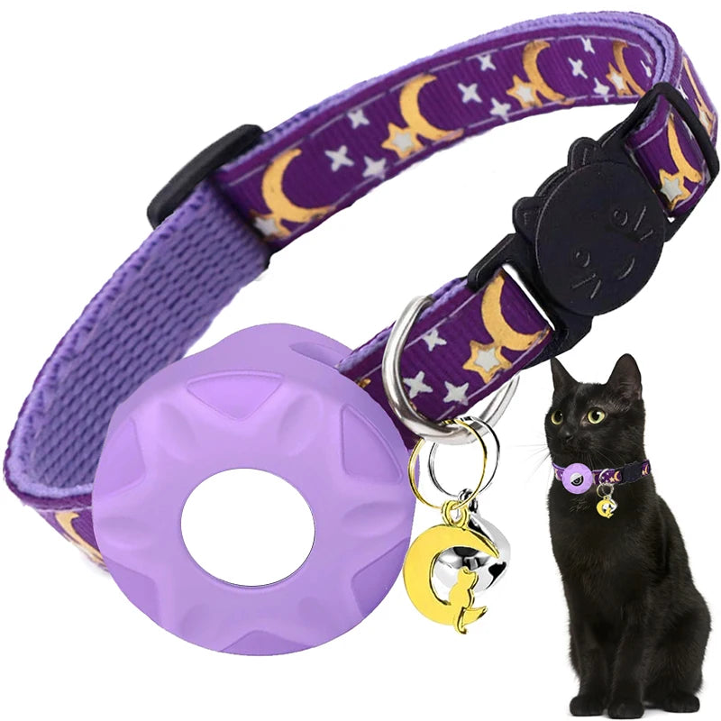 Celestial Cat Tracker Collar