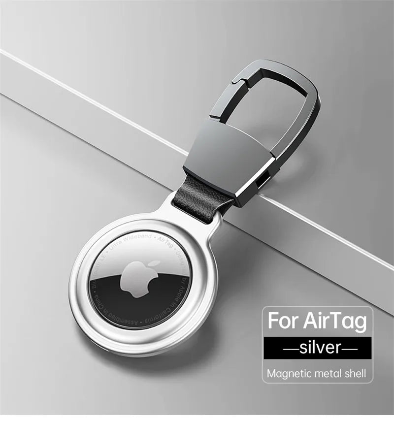 Metal AirTag Case Keychain