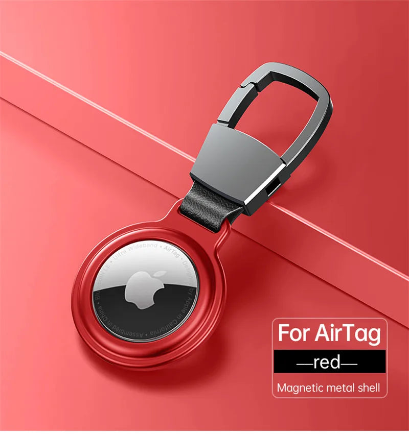 Metal AirTag Case Keychain