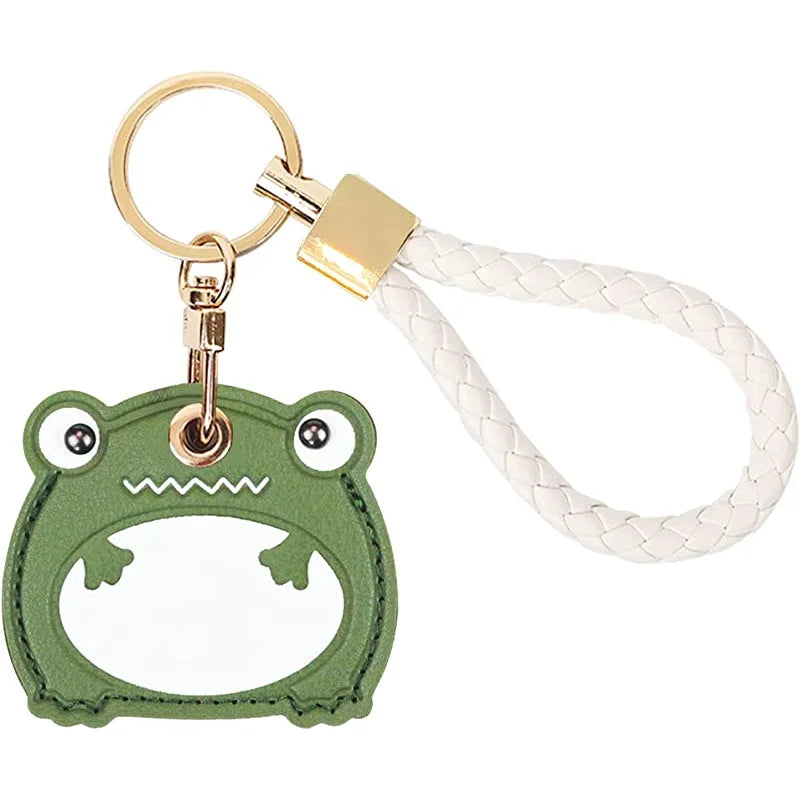 Leather Tracker Keychain with Wrist Strap - Animals