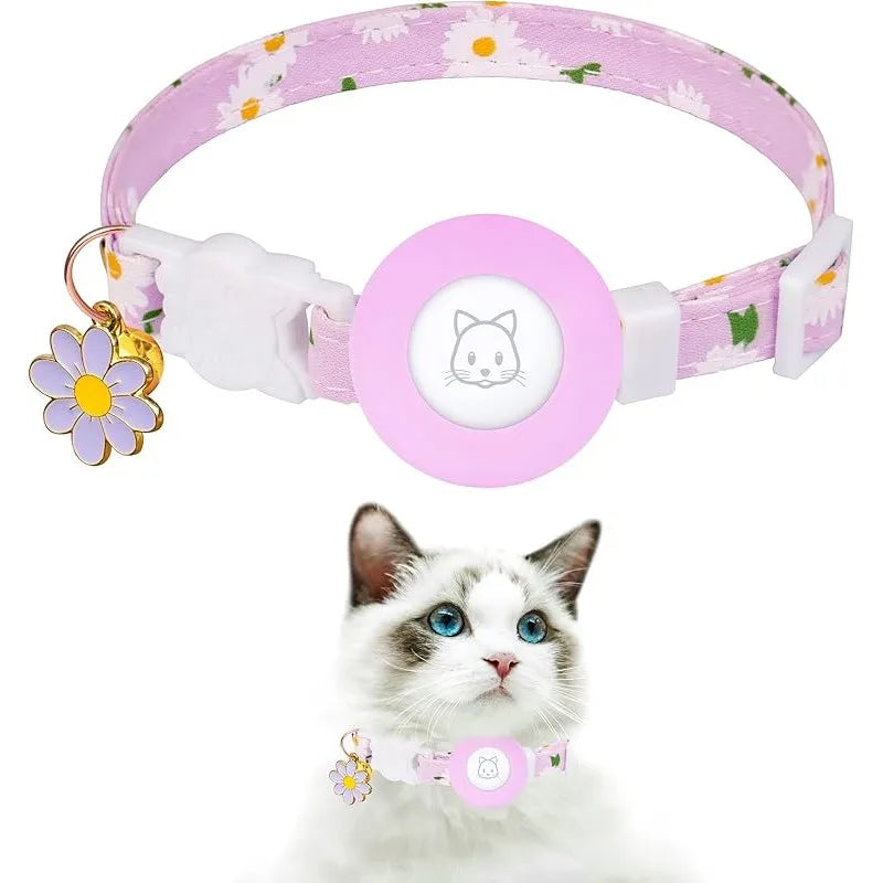 Breakaway Cat Tracker Collar with Silicone Holder