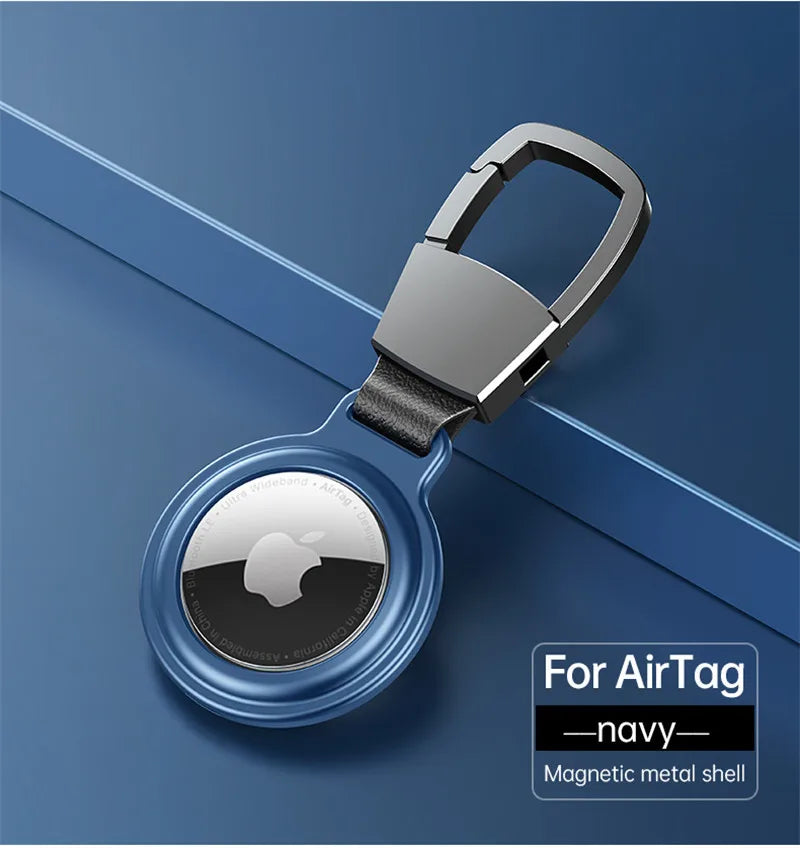 Metal AirTag Case Keychain