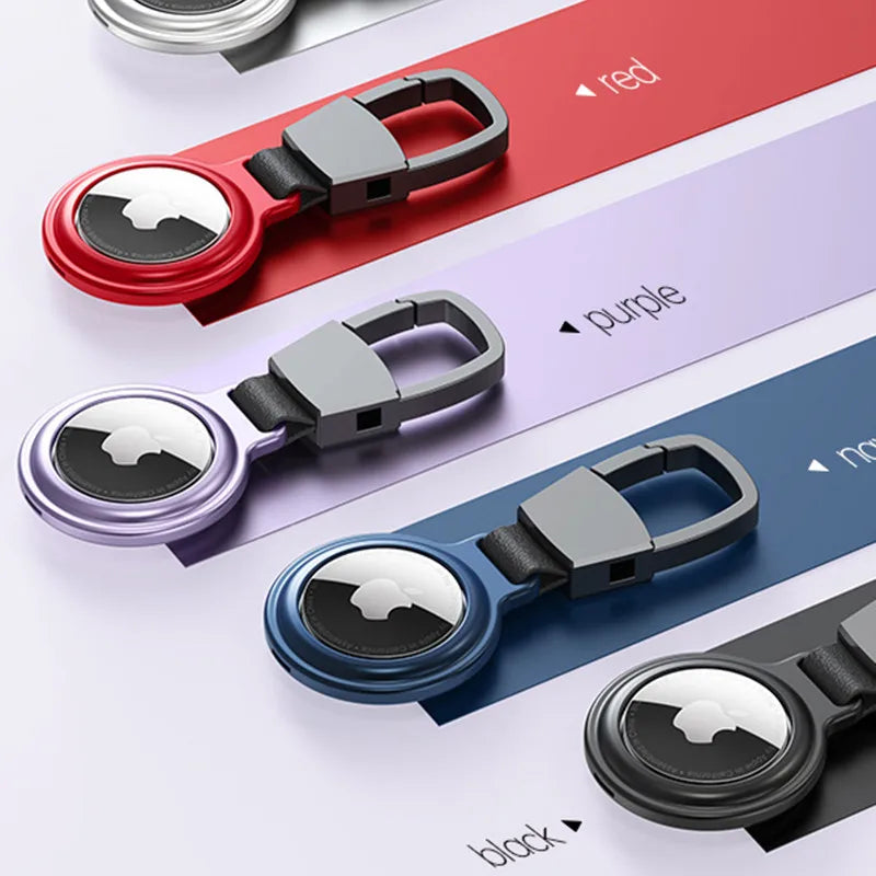 Metal AirTag Case Keychain