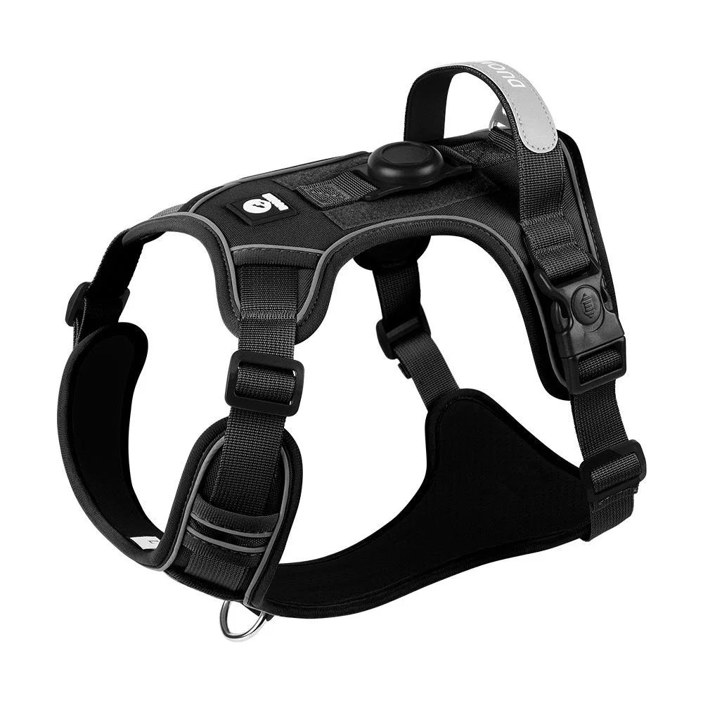 Tactical Dog Harness with Tracker Holder