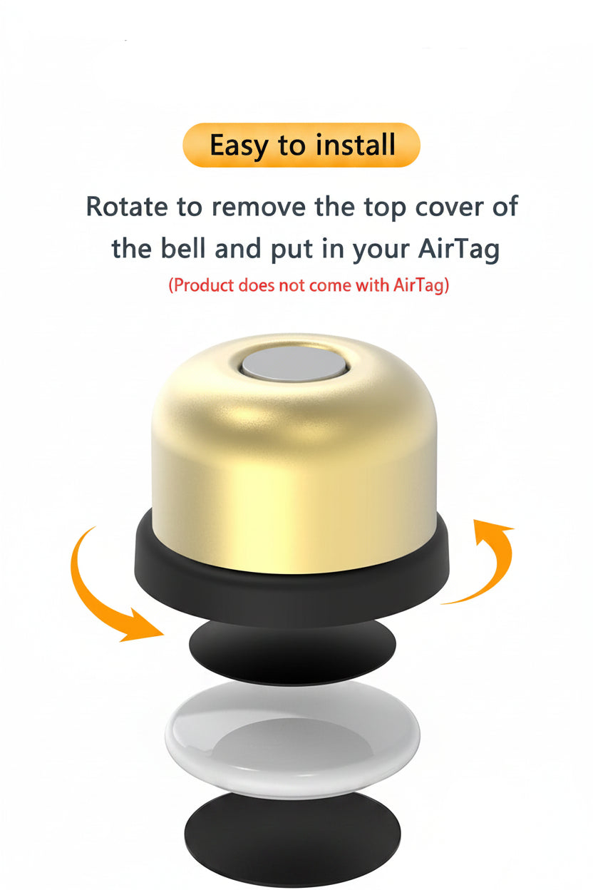 Hidden Bike Bell Tracker Mount