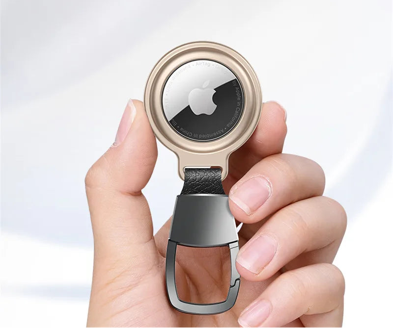 Metal AirTag Case Keychain