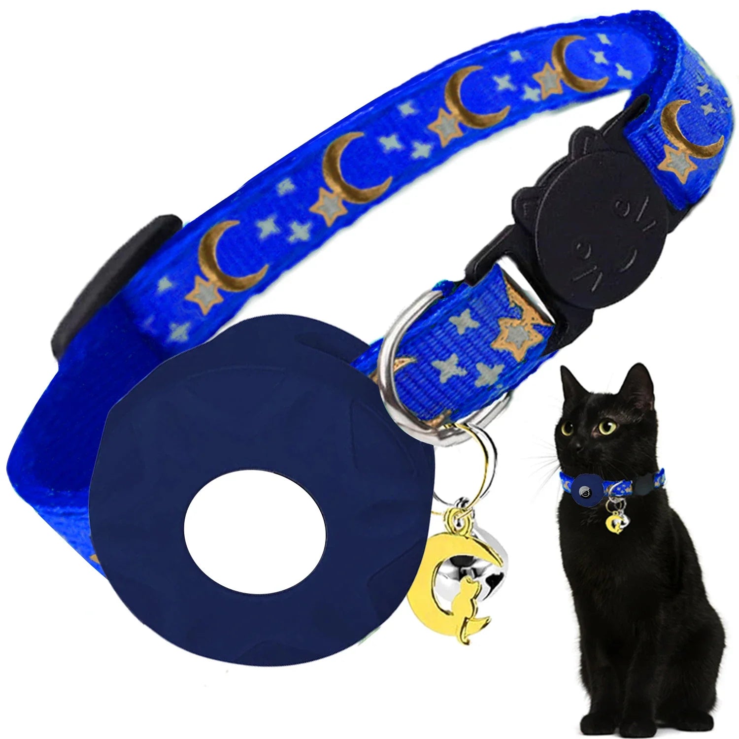Celestial Cat Tracker Collar