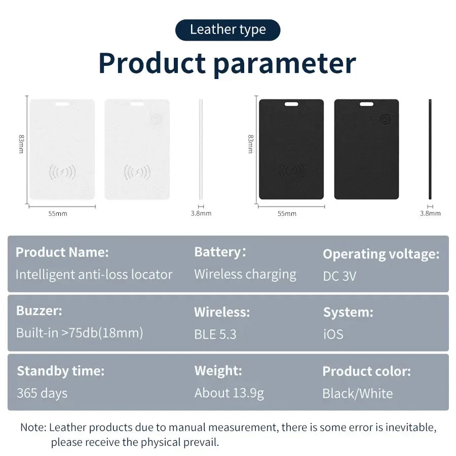 Ultra-Thin Find Tracking Card for Wallet for iOS