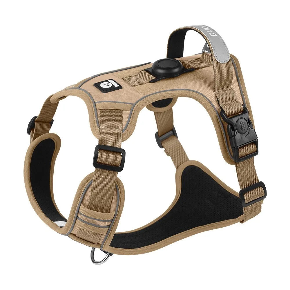 Tactical Dog Harness with Tracker Holder