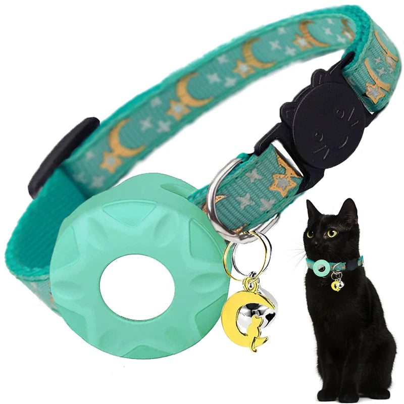 Celestial Cat Tracker Collar