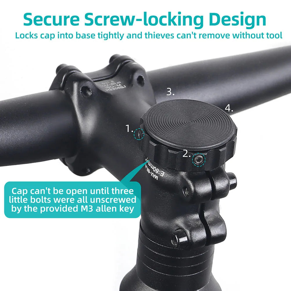 Anti-Theft Bike Mount Tracker Holder