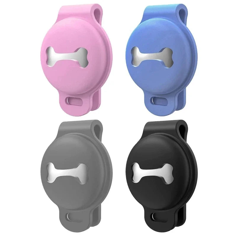 Silicone Dog Collar Tracker Holder